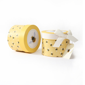 luxury tube cylinder packaging printed <b>bee</b> tube box - Product Image 2