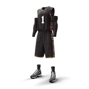 Ensemble de maillots de basket-ball personnalisés sans manches, blanc avec rayures colorées, numéro 1, polyester respirant, vêtements d'équipe unisexes pour adultes - Product Image 5