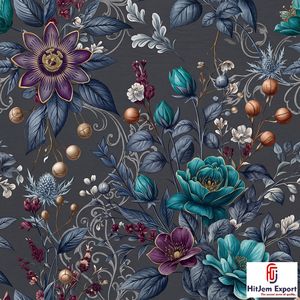 Premium Durable Digital Printed Polyester Fabric Custom Manufacturing Service For Garments Dresses Home Textiles - Product Image 1