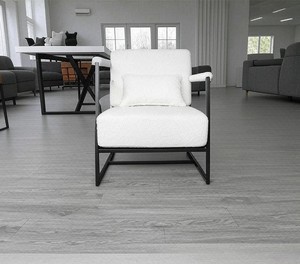 Sillón cuadrado de lujo moderno para sala de estar apartamentos Hotel espuma de alta densidad marco de madera tapicería de tela - Product Image 1