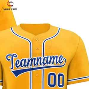 Fabricant de vêtements de sport personnalisés, usine de maillots de baseball, OEM, vente en gros, vêtements d'équipe, chemises de baseball - Product Image 4