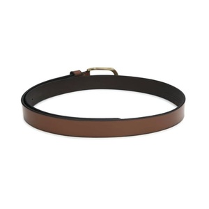 Ceinture décontractée en cuir véritable marron pour homme, modèle monocouche, idéale pour jeans ou pantalons, vente en gros directe fabricant - Product Image 1