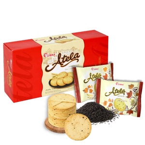 LIBRA ATELA, galletas crujientes de sésamo, 150G, HALAL ISO, caja de bolsita de sabor dulce salado, embalaje, producto FMCG, precio competitivo de Vietnam - Product Image 4
