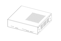 Boîtier compact sans ventilateur pour carte mère BL-N1296-BLK-V30 NOAH4C Mini ITX, prend en charge 2*SIM/3*SIM 4*RJ45 1*HDMI