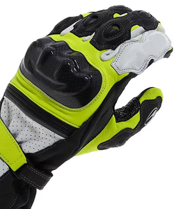 Motorcycle Racing Safety <b>Gloves</b> with Carbon Armor Protection and <b>Touch</b> Screen Enabled Fingertips - Product Image 2