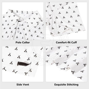 Nouveaux polos de golf pour hommes en tissu de coton doux et respirant, parfaits pour l'été - Product Image 6