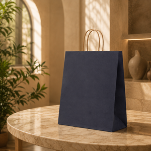 Bolsa de Papel Ecológica Personalizada con Impresión de Logotipo |   Bolsa de Embalaje para Boutique con Asas Resistentes para Promoción de Marca, Uso Diario - Product Image 4