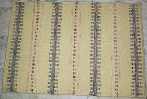 พรมทอมือแบบถักทอลายสก็อตลายดอกไม้ซักได้พรมปูพื้นมีขอบแบบซักได้ดีไซน์แบบโมเดิร์น - Product Image 3