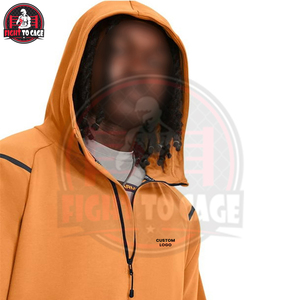 Sudaderas con Capucha de Manga Larga de Alto Rendimiento y Alta Elasticidad con Cierre de Cremallera, Calidad Premium, Cómodas, Servicio OEM, Precio al por Mayor, con Pantalones Cortos - Product Image 6