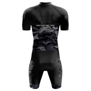 Conjunto de Jersey de Ciclismo Unisex Personalizado, Transpirable, 100% Poliéster, Manga Larga, Precio Económico al por Mayor, Diseña tus Propios Diseños - Product Image 4