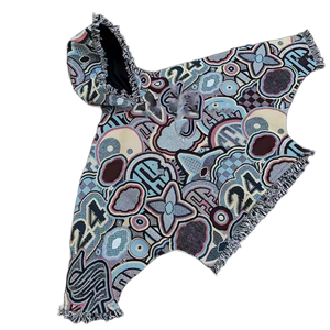 Unisex Winter Half Zip Stand Collar Fleece Spandex Cotton Anti-Wrinkle Hoodie & Short <b>Set</b> with Pocket Regular Fit - Product Image 2