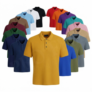 Top Quality Polyester Cotton Polo <b>Shirt</b> for Men Casual Short Sleeve Knit <b>T</b>-<b>Shirt</b> Turn Down <b>Collar</b> Comfortable and Stylish <b>Shirt</b> - Product Image 1