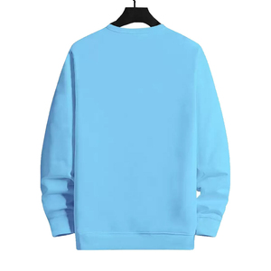 OEM Men's Custom Embroidered Logo Sweatshirt High Quality <b>Thick</b> <b>Fleece</b> Casual Loose Fit Pullover Bulk Order - Product Image 4