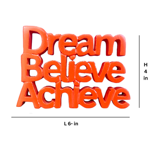 Artículo Decorativo Estético Motivacional con Frases de Sueños, Logros y Fe, para Mesa de Estudio, Escritorio de Oficina o Decoración de Habitaciones - Product Image 6