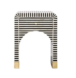 luxury handcrafted nature mother of pearl inlay bedside table for home furniture and decor wholesale from Vietnam - Product Image 4
