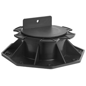 12 Pezzi Blocchi per Pavimentazione in PVC con Capacità di Carico 2000 libbre, Supporti per Piattaforme Rialzate 2,36-5,31 Pollici / 60-135 mm H - Product Image 1