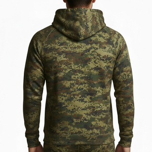 Sudadera con Capucha de Camuflaje para Hombre, Manga Larga, Impresa, de Poliéster que Absorbe la Humedad, para Caza - Product Image 4