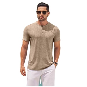 T-shirt décontracté à manches courtes en jersey polyester/coton de haute qualité pour homme, respirant et à séchage rapide - Product Image 1
