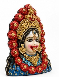 Tara Maa Harz-Wandfigur Handgefertigte Traditionelle Religiöse Dekoration für Einweihungsfeier Wohnzimmer - Product Image 2