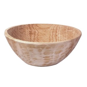 Bol en bois fait main, sculpté à la main, grand bol à salade pour la maison, vaisselle en bois avec options de logo personnalisé à bon prix - Product Image 1