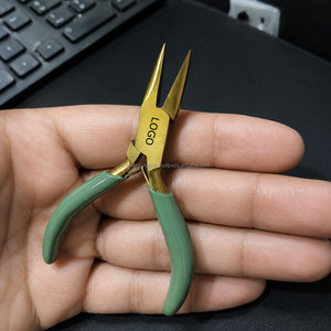 Pinzas de Punta Larga Mini con Acabado Dorado de 3 Pulgadas, Herramienta para Joyería y Abalorios, Fabricante - Product Image 4