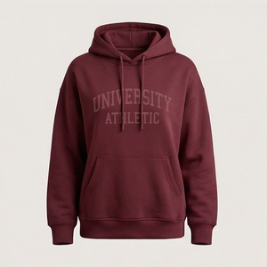 เสื้อฮู้ดดี้ทรงหลวมสำหรับผู้หญิง ดีไซน์ทันสมัย ขายส่ง ดีไซน์ใหม่ สีสันปรับแต่งได้ คุณภาพพรีเมียม แฟชั่นเสื้อสเวตเชิ้ต - Product Image 1