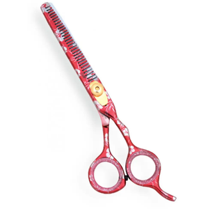 Tijeras de Entresacar para Barbería, Acero Inoxidable, Grado A+, Profesionales, para Diestros, Color Personalizado, Empaque Personalizado - Product Image 5