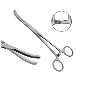ชุดเครื่องมือผ่าตัดหยุดเลือดแบบโค้ง Ferguson Angiotribe Forceps ขนาด 6.5 นิ้ว ผลิตจากเหล็กกล้าไร้สนิมเยอรมัน สำหรับสัตวแพทย์ ได้รับมาตรฐาน CE - Product Image 1