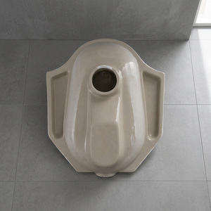 Vistaar Export Quality White <b>Ceramic</b> Eastern Squatting <b>Pan</b> Porcelain WC Sanitary Ware Asian Design For Bathroom India - Product Image 6