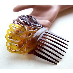 Peigne artisanal en corne de buffle, antistatique, outil de toilettage naturel pour cheveux et barbe, qualité supérieure, peigne écologique - Product Image 4