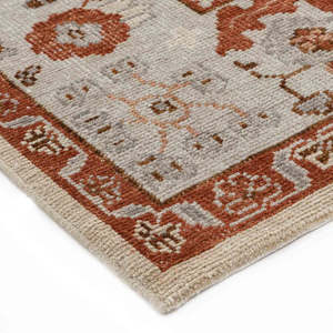 Alfombra Knots Vibrante Tejida a Mano en Turquía, Lana/Seda, Diseños Florales Modernos, Ecológica, Antideslizante, Resistente a la Suciedad, para Mascotas, 1 Pieza - Product Image 1