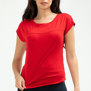 Nueva camiseta básica de diseño sencillo, cuello redondo, sexy, ajustada, suave, de algodón blanco, estilo crop top para mujer. - Product Image 4
