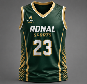 Maillot de basketball personnalisé en gros pour hommes, uniforme d'entraînement athlétique, t-shirt de sport respirant en maille à séchage rapide, marque privée OEM - Product Image 1