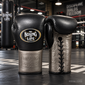 Gants de boxe personnalisés NO boxing NO life en cuir de vachette et impression personnalisée sur le gant, du 8 oz au 24 oz. - Product Image 6
