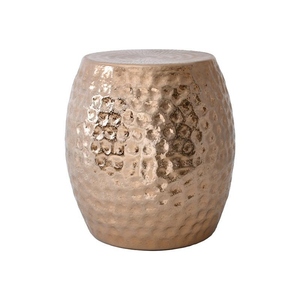 Aluminum <b>Table</b> Stool Antique <b>Gold</b> Finish Metal <b>Side</b> <b>Table</b> Modern Accent <b>Table</b> Designer Aluminum <b>Table</b> Living Room Fully - Product Image 1