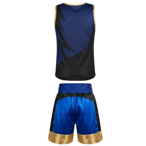 Uniforme de Boxeo Personalizable de la Mejor Calidad, 100% Poliéster, Transpirable, de Secado Rápido, con Logotipo Personalizado y Empaque Personalizado - Product Image 3