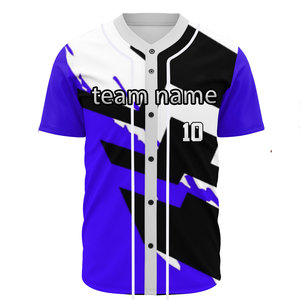 Camiseta de Béisbol de Nuevo Estilo, Diseño Personalizado, Camiseta de Béisbol Sublimada para Hombre, Uniforme de Béisbol Bordado para Equipo, Ropa de Softbol - Product Image 1