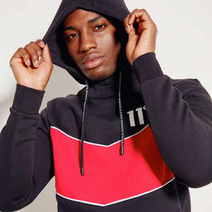 Sudadera con capucha de lana de invierno de ajuste regular para hombre personalizada al por mayor con logotipo bordado 100% algodón peso pesado 550GSM - Product Image 6