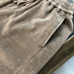 Best Quality French Terry Cotton Vintage Wash <b>Sweatpants</b> Men Unisex Sweat Pants Stacked Acid Wash <b>Sweatpants</b> <b>Wholesale</b> Pants - Product Image 5