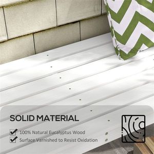 Panca da Giardino per Esterni, Elegante Arredo da Patio per Sedute Confortevoli - Product Image 4