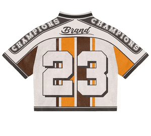 Camiseta de Fútbol Retro Vintage Personalizada para Hombre, Camiseta Deportiva de Malla con Estampado de Letras, Logotipo Personalizado, Transpirable, Tallas Grandes - Product Image 4