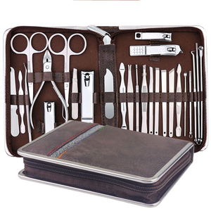High Quality 16-Piece Professional Stainless Steel <b>Manicure</b> Set Nail Clippers Pedicure <b>Kit</b> Grooming <b>Kits</b> - Product Image 3
