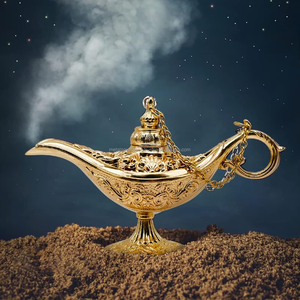 Quemador de incienso de latón Loban, purificador religioso para el hogar, soporte para Dhoop Dani Bakhoor, quemador de incienso de mesa con mango de madera, hecho a mano, ecológico - Product Image 4