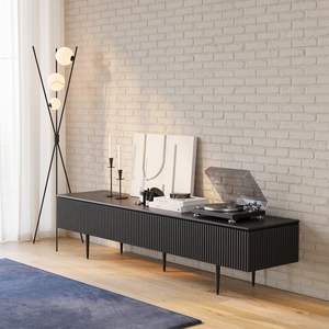 70.9 moderno \ "supporto TV con cassetti linea Media Console con gambe in metallo nero - Product Image 5