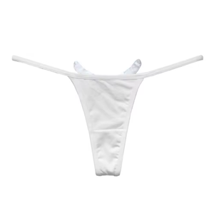Culotte Hipster Femme Ultra-Douce en Coton Sans Couture Anti-Bactérien à Taille Mi-Haute avec Dentelle Sexy, Séchage Rapide, Respirante, Design Personnalisé - Product Image 1