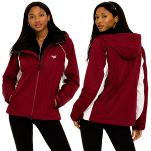 Veste coupe-vent imperméable à capuche rouge pour femme, style rétro, manteau d'extérieur léger personnalisé, vente en gros, vestes respirantes pour homme - Product Image 1