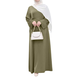 2026 High Quality Islam Fashion Women New Arrival High Quality Plus Size Long Sleeve <b>Islamic</b> Clothing Ladies Elegant Abaya - Product Image 5