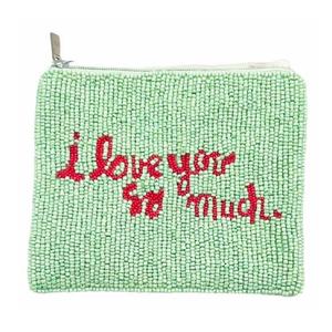 Monedero de cuentas bordado a mano de gran venta con cremallera, estuche para monedas, tarjetas y maquillaje, accesorio de regalo para mujer - Product Image 1