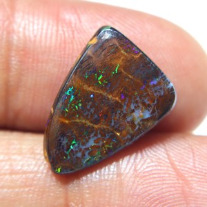 Opale de Boulder Koroit Naturelle d'Australie, Cabochon d'Opale de Boulder d'Australie pour la Fabrication de Bijoux, Pierre Précieuse - Product Image 2