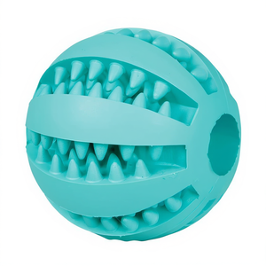 Denta Fun Ballon de baseball en caoutchouc menthe 6 cm pour le nettoyage des dents des chiens - Product Image 2